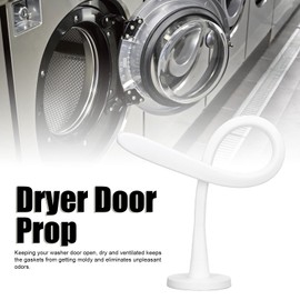 Washer Door Stopper, Front Load Washing Machine Door Holder Angle Adjutable Freely Strong Magnet Effect(White)