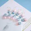 Cimenexe Gradient Press on Coffin Nails Gradient Cloud Artificial Fingernails
