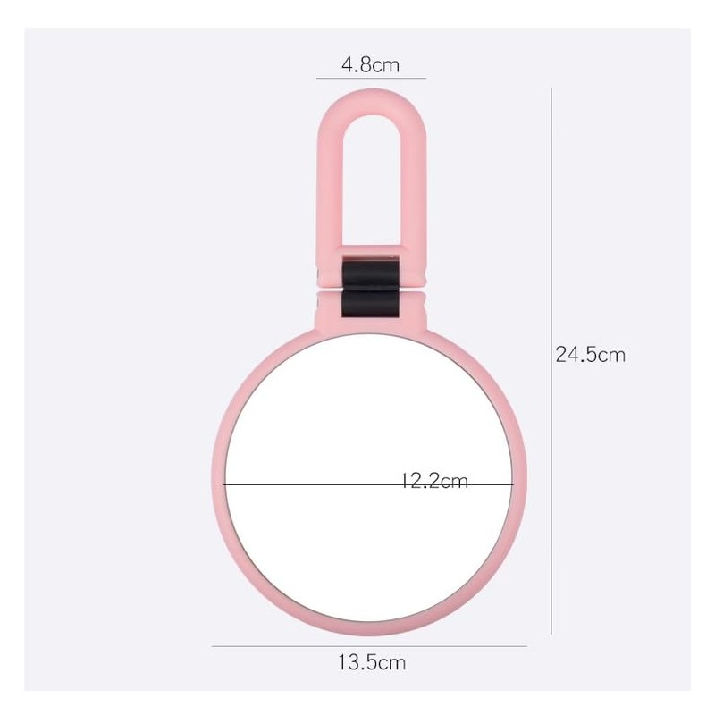 Stianiiie 1X 5X Handheld Mirror with Handle for Travel， Magnifying