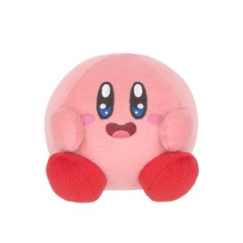 Three British Trading Kirby KGF-01 Kirby's Gourmet Festival Mini Plush Kirby Pink W 4.3 x D 4.3 x H 3.9 inches (11 x 11 x 10 cm)