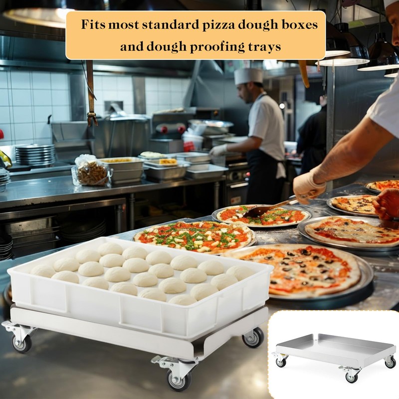 DaisyInner 26" x 18" x 6" Bun Dough Pan Flat