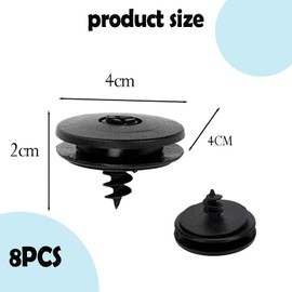 Pack of 8 car floor mats clip, car carpet, mounting clips for car carpets, 3-in-1 universal car fix clips, attachment push button, car floor mats, car mat holder, floor mat holder clips, on car carpet