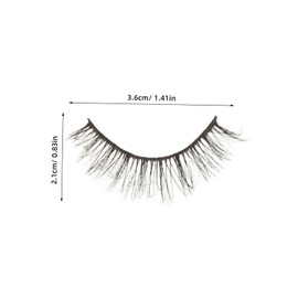 Baluue 2sets Natural Look Cluster Eyelash Extensions for Asian Eyes Lightweight and Voluminous Curly False Lashes Easy Application for Daily Use