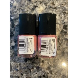 COVERGIRL Lot Of 2 COVERGIRL OUTLAST STAY BRILLIANT NAIL POLISH GLOSSTINIS 500 PINK LADY