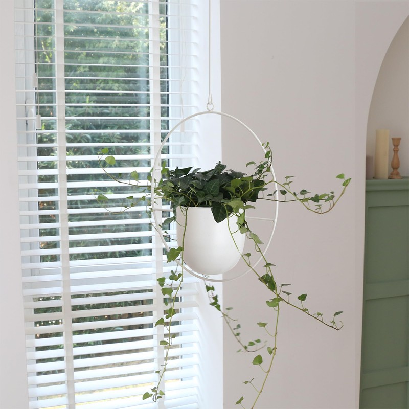 ABETREE Hanging Planter Indoor Modern Boho Plant Pot Metal Wall