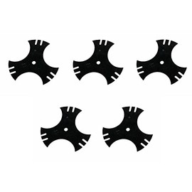 RAParts (5 Pack) Edger Blades 9" X 9" Fits Troy Bilt TB554 TEB515 781-0748 781-0748-0637