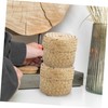 Ciieeo Hand-woven Creative Storage Basket White Decorative Box Cane Boys