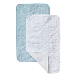 VERTBAUDET Set of 2 Mats, Blue Grey + White, TU