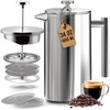 Utopia Kitchen 304 Grade Stainless Steel French Press Coffee Maker