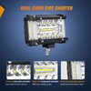 Nilight Side Shooter LED Light Bar 2PCS 4.3 Inch Triple