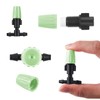 MSDADA 100 Stück Bewaesserung Sprinkler, Einstellbare Micro Drip BewäSserungssprinkler Emitter