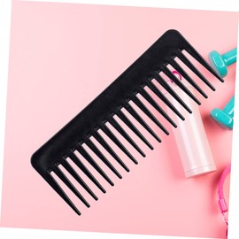 Mikinona Plastic Haircut Comb with Rounded Teeth for Smooth Styling Detangling Tool for All Hair Types for Salon and Household Use