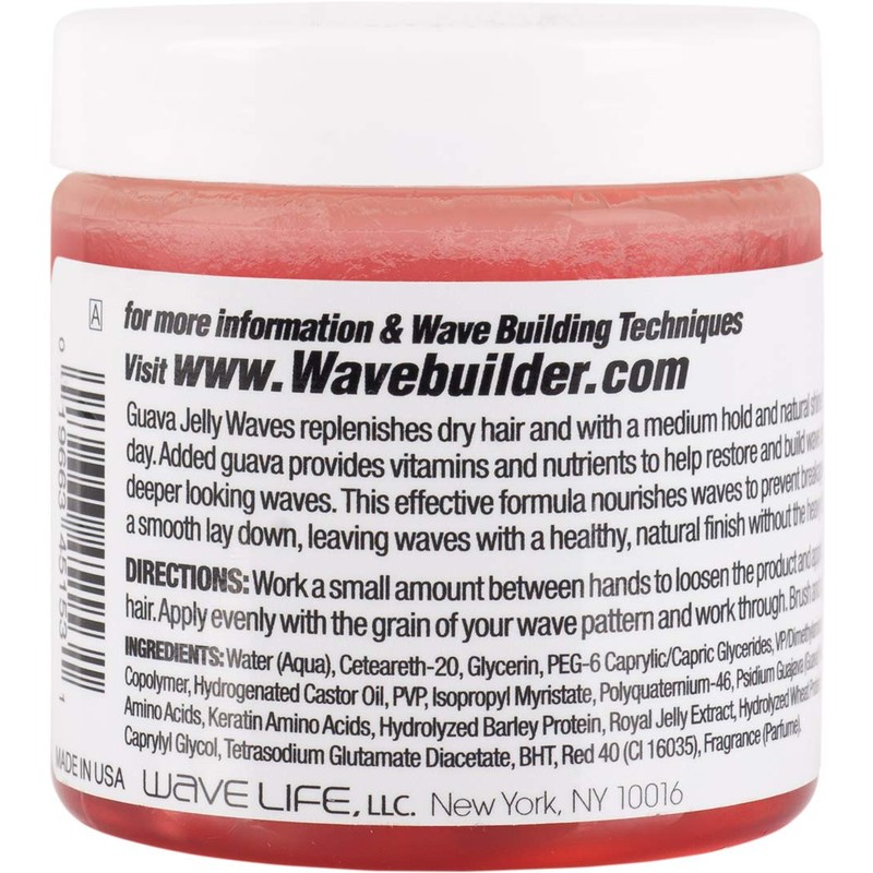 WaveBuilder Jelly waves guava, 4 Ounce