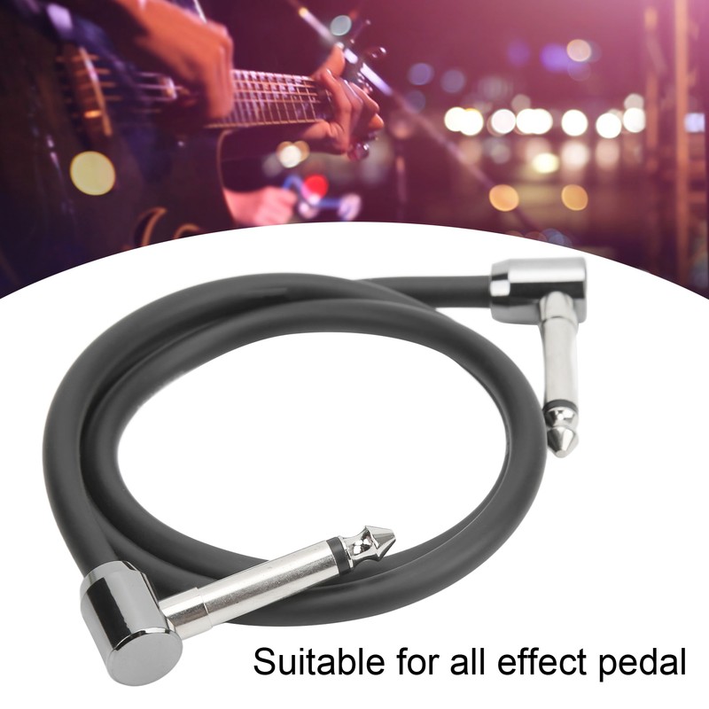 Guitar Patch Cable Metal Right Angle Guitars Effect Pedal Connecting