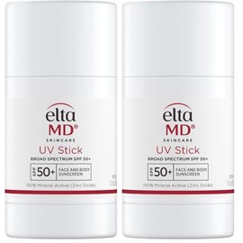 EltaMD Protector solar UV Stick para cara y cuerpo, protector solar mineral SPF 50+ con óxido de zinc para niños y adultos, piel sensible