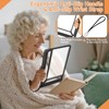 Tobegiga 4X Full Page Magnifying Glass for Reading, Lightweight Rectangular