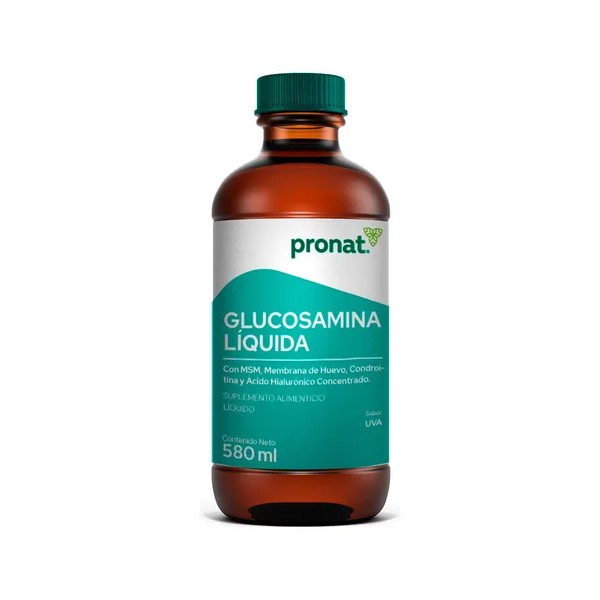 Suplemento Glucosamina Líquida - Pronat - 580 ml con Colágeno