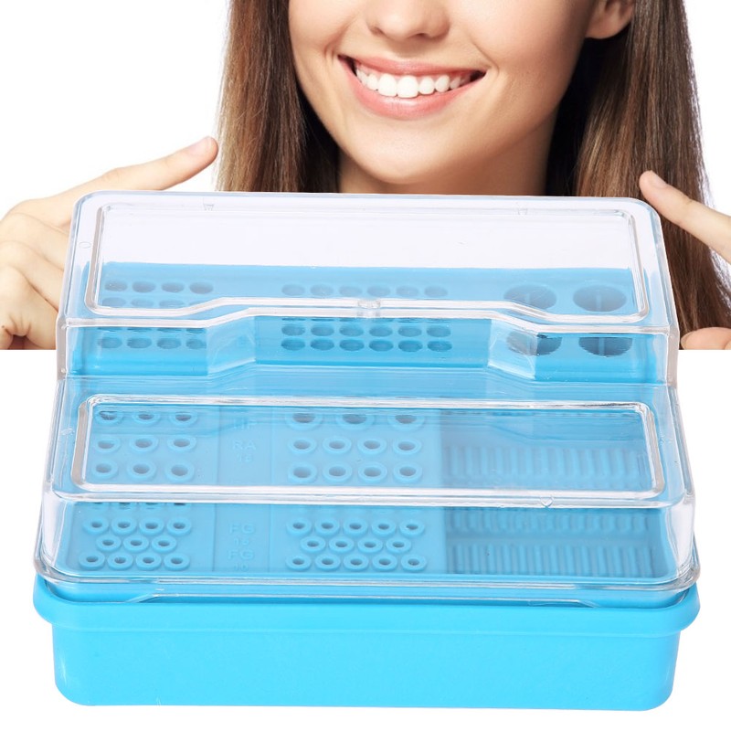 Oral Dental Disinfection Box Autoclavable Endodontic Drill Organizer Root Canal
