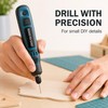 3.6V Cordless Mini Rotary Tool 3-Speed USB Rechargeable Grinder