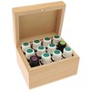 Absolute Aromas Essential Oils Wooden 12 Hole Storage Box Set
