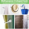 2 Packs Curtain Holdback, Wall Mounted Curtain Tie Backs Metal