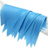 52pcs Blue Fabric Bunting, 66ft Reusable Waterproof Triangle Pennant Banner