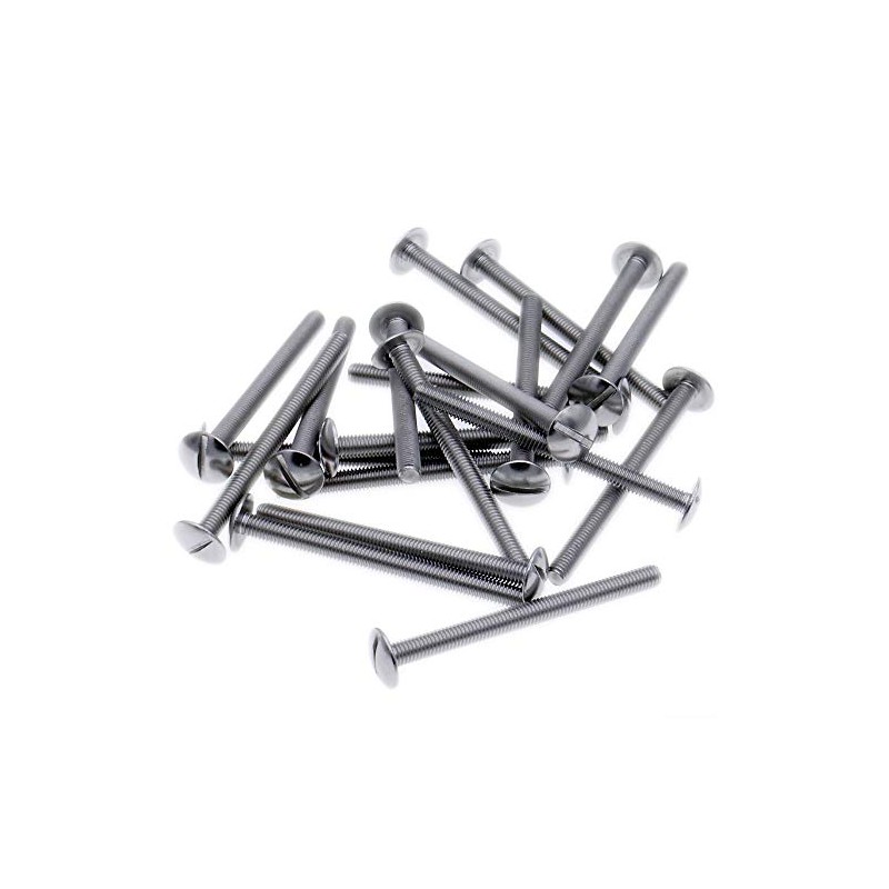 M3 (3mm x 10mm) Slot Mushroom Machine Screw (Bolt) -