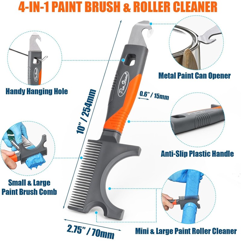 PinStone Paint Brush and Roller Cleaner Tool - Paint Brush