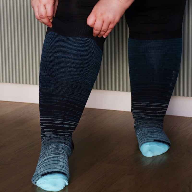 Wide Calf Compression Socks for Women & Men Extra Large