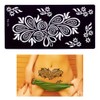 7 Sheets Flower Pendant Henna Tattoo Stencil Temporary Hollow DIY
