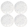Lenox Blue Bay Dots 4-Piece Dinner Plate Set, 4 Count
