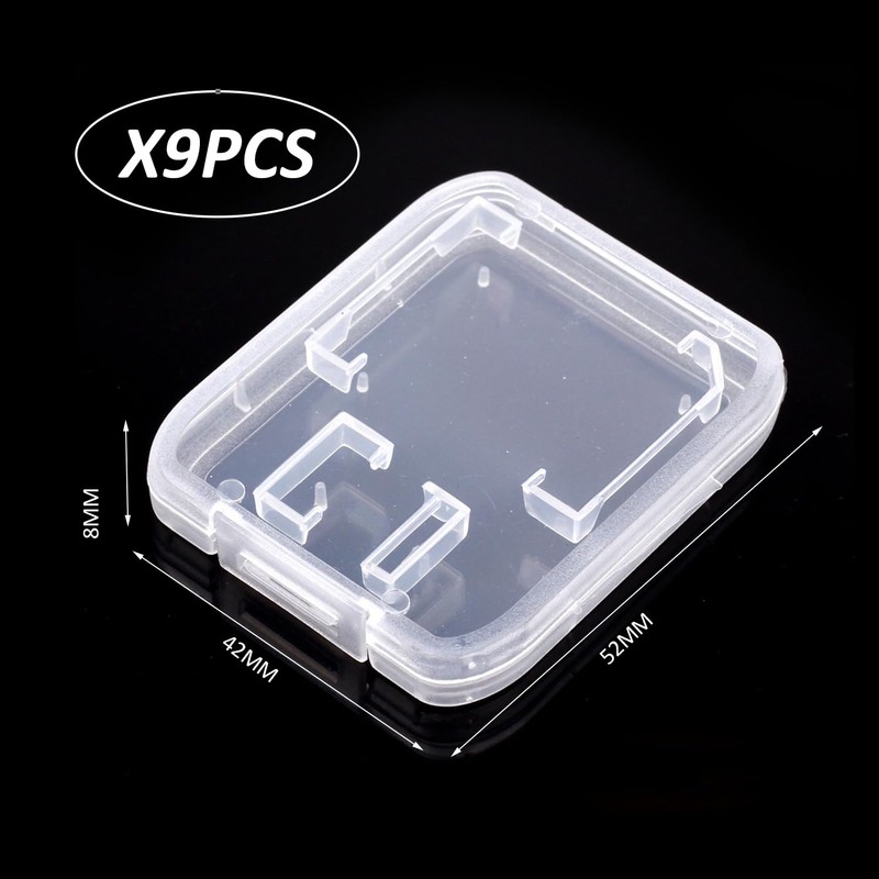 Pack of 9 SD Card Storage Box, Foldable SIM Card