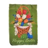Ruffin Flag Company Happy Easter Basket Flowers 12"x18" Sleeved Polyester