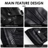 Potopok Winter Sheepskin Leather Gloves for Men, Warm Touchscreen Texting