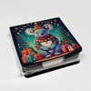 Caroline's Treasures Koala Christmas PU Leather Note Paper Holder with