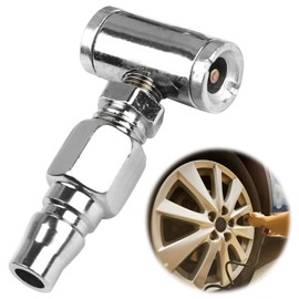 Tire Nozzle, Auto Repair Parts, Air Chuck, Double Ended Tire Inflator Nozzle, High Hardness, Abrasion Resistant, Car Inflator Accessory, Suitable for Cars, Motorcycles, Etc