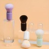 Compact Mini Travel Makeup Brush Set (Black)