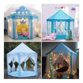 Molin  Castillo Azul Princesa Fácil De Armar Casa De Campaña Niños