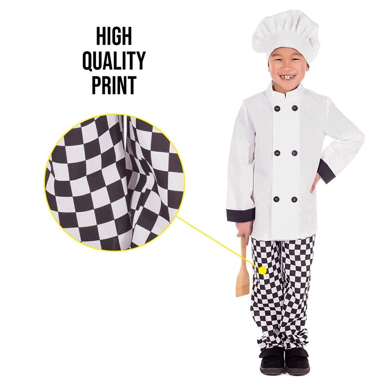 Fun Shack Chef Costume For Kids, Kids Chef Costume, Chef