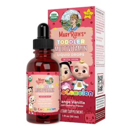 Vitaminas, Hierro Niños 1 A 3 Años Cocomelon, Importado. Sabor Naranja/vainilla