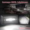 MOVOTOR Bumper Guards Pad with LED Lights 300% Brighter Replacement