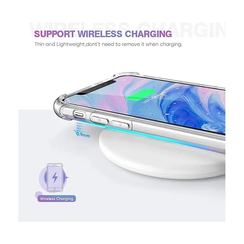 Case Funda Acrigel Mayoreo Varias Marcas Transparente Orilla