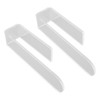 Self Adhesive Hand Towel Holder U Shaped Space Saving Acrylic