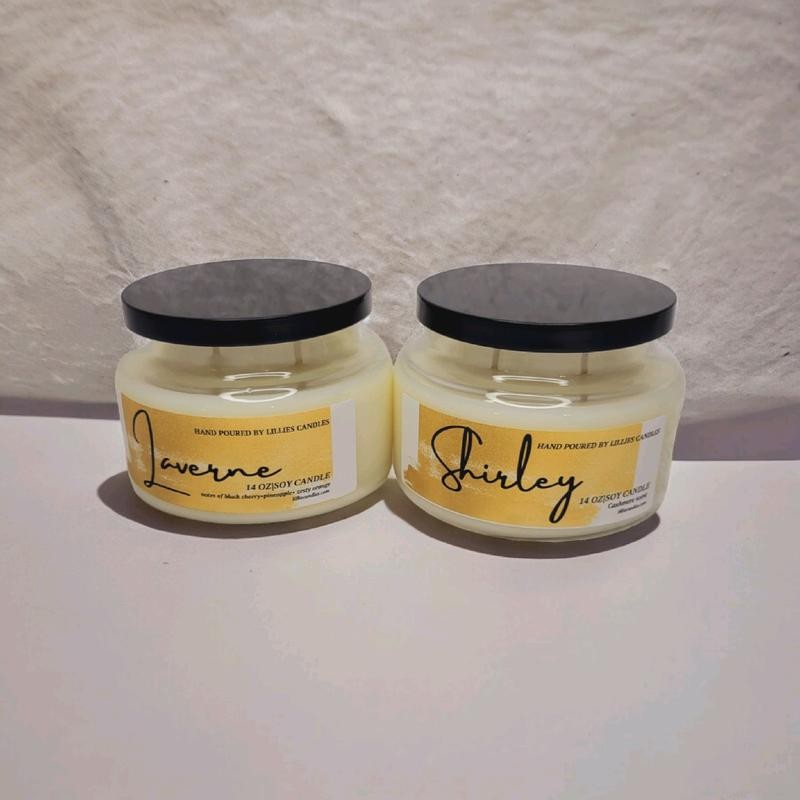 Laverne & Shirley Soy Candles - Individual/Set: Set