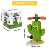 YQQZQ Lawn Sprinkler for Children's Day,360Degree Rotating Cactus Garden Irrigation