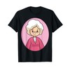 Cute Cartoon Grandma Character Illustration For Kids T-Shirt