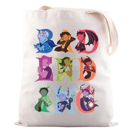 JNIAP Hexside Magic Gift Owl House Characters Inspired Tote Bag Boiling Isles Gift (BAD END Tote Bag)