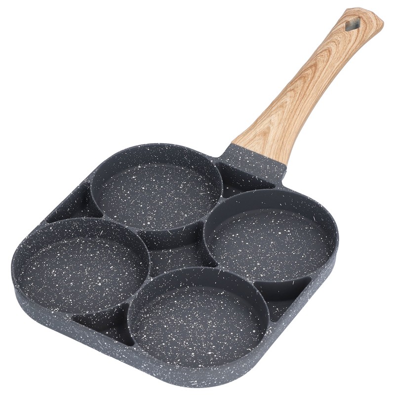 4 Hole Egg Frying Pan 18cm Nonstick Pancake Pan Breakfast