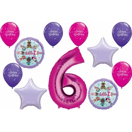 6th Birthday Party LOL Balloons Decoration Supplies
