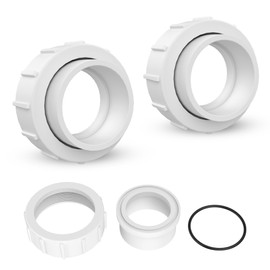 Aquatonics 2” Half Union Adapter for Pentair Replaces PKG188 Mastertemp 400, 200, 250 and All Max-E-Therm Heaters - PLDE Filters - Pumps and More - Set of 2